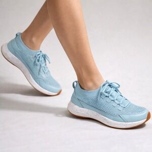 Stroll Sport Knit Women's‎ Golf Shoes Baby Blue US 8 Hybrid Spikeless Sneaker